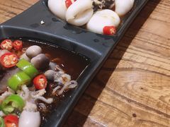 海味三联-东来菜馆•手抓海鲜家常菜•海鲜锅贴(鸽子窝店)