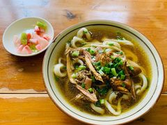 松茸鸡汤面-玉滋補