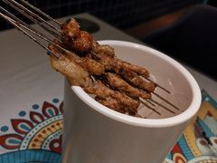 牛筋牛肉串-楼兰古丽·新疆拌面·清真(华阳城店)