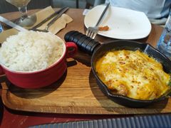 葡式咖喱芝士焗鸡肉饭-必胜客(阿罗海店)