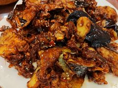 焦糖茄子牛肉粒-桃子餐厅·天津菜(红星路直营店)