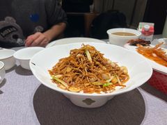 黑猪肉炒笋衣-秀儿四九城·新京菜(亚运村鸟巢店)