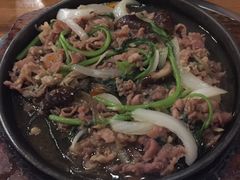 铁板烤牛肉-包装马车·韩国料理·포장마차