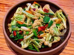 干锅花菜-兔槽江湖菜·重庆璧山兔(水围店)