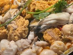 新鲜鱼籽鱼泡锅-聚味罗记大排檔·烧烤·鲜鱼杂·甲鱼煲(科学馆店)
