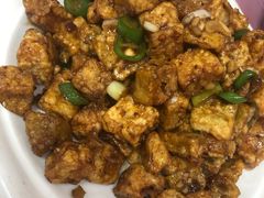 尖椒炒茄丁-乐乐餐厅(湘子庙街店)