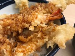 海老穴子天丼-天ぷら定食まきの(難波千日前店)