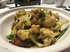 肉片炒台山菜花-四季小馆·地道北京小吃(广百店)