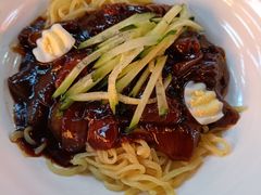 韩式炸酱面-包装马车·韩国料理·포장마차