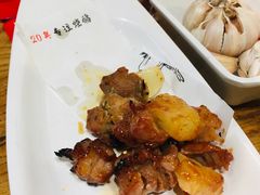 菠萝肉串-鼎原力量东北吊炉烧烤(临河街店)