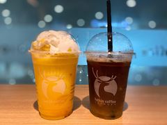杨枝甘露瑞纳冰-瑞幸咖啡(深圳宝安机场国内到达厅店)