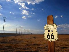 -66号公路起点牌