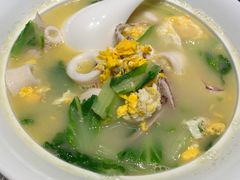 笔管鱼烩小白菜-四季厨房 鲁菜·孔府烤鸭(高新万达店)