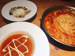 罗勒番茄菌菇意大利面-新贝乐意大利餐厅(苏州中心店)