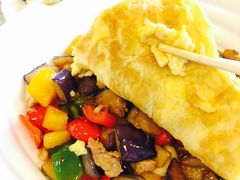 茄子肉丁鸡蛋拌面-文三里屯面馆(三里屯店)