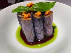 醋汁海胆茄子-子福慧·现代淮宴(陆家嘴中心店)