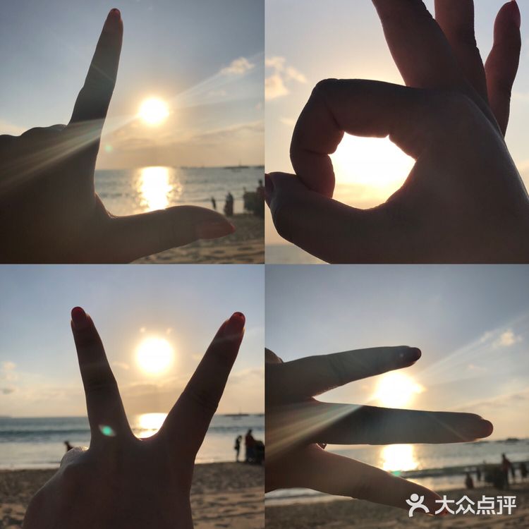 等待最美落日 据说金巴兰海滩拥有全世界最美的落日