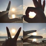 等待最美落日 据说金巴兰海滩拥有全世界最美的落日