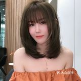 分享一款非常修饰脸型的发型、初恋头