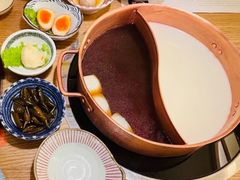 寿喜豆乳鸳鸯锅-伊豆野菜村(大族广场店)