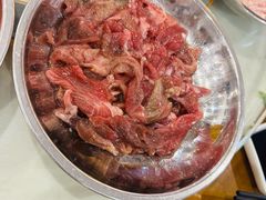 姜葱炒猪颈肉-盈田盈粥庄(博山东路店)