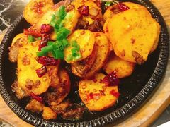 铁板土豆片-李师傅脆肚(梅林店)