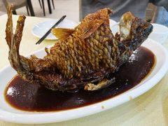 罾蹦鲤鱼-奥华餐厅·老张记(台基厂店)