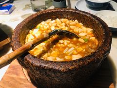 鸡汤虾仁豆腐-绿茶餐厅(深南广场万科店)