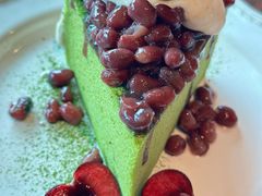 红豆抹茶蛋糕-luutosa  cafe & tea 鹿兔山