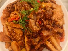 酥馕炒羊肉-龟兹KUCINA·新疆菜(前滩L+PLAZA店)