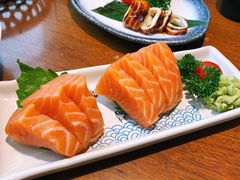 三文鱼刺身-九井澤精致料理(金茂店)