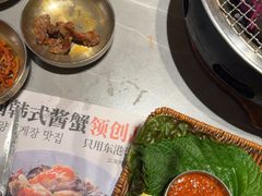 -草家酱蟹炭火烤肉店(珲春南路一店)