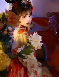-虞美人汉服摄影
