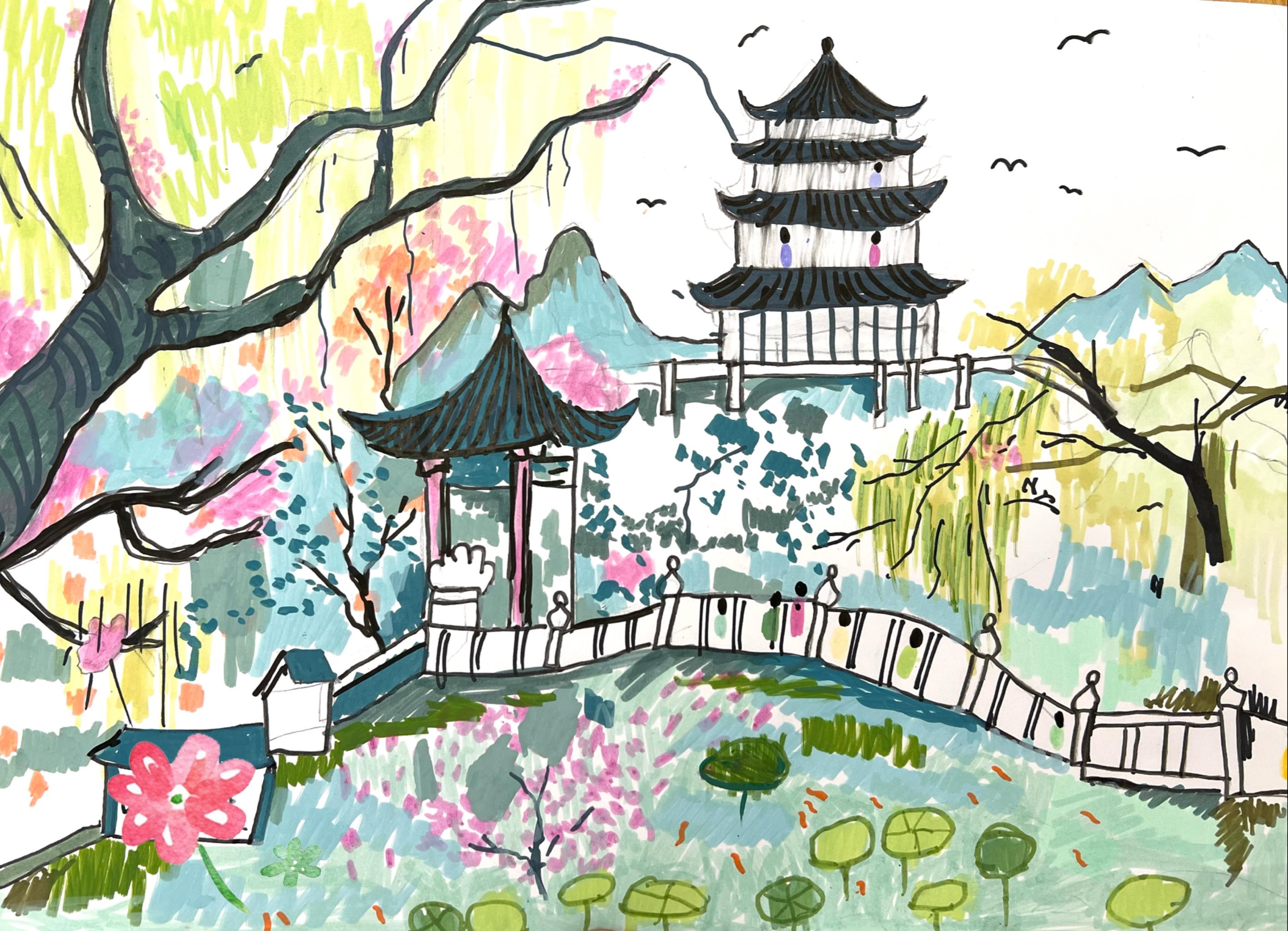 我笔下的苏州园林