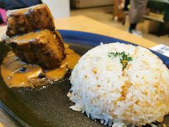 铁板鹅肝菲力牛排配蒜蓉炒饭-FOMO Modern Spanish Bistro