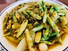 小芦笋炒咸菜-美味之家·湖景农家乐(太湖东山店)