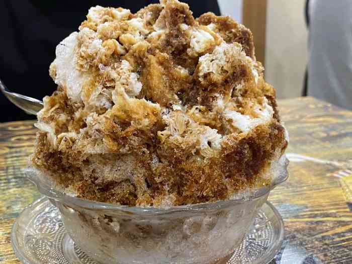 古小妹黑糖刨冰-"这家店也是真的因为黑糖刨冰出了名了 第.