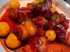红烧肉鹌鹑蛋-禾悟农·农家私房菜