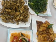 孜然蘑菇-马旭土鸡焖花卷新疆菜大盘鸡·真域顺西域美食(天马大道店)