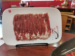 大刀手切羊腿肉-1078號老北京涮肉(松柏店)