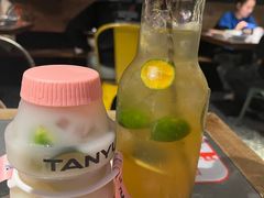 柠檬冰桔茶-探鱼·鲜青椒爽麻烤鱼(正佳广场店)