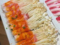 -明洞阿姨·韩式酱蟹烤肉·创意料理(三元桥店)