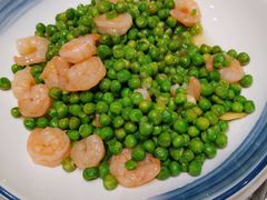 甜豆炒虾仁-锦绣金山人家(友谊店)