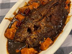 红烧豆腐烩黄鱼-玲珑餐厅(陕西南路店)