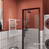 浴室柜和浴室镜就选了一款比较简单,体积 也比较小的