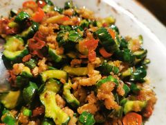 黄瓜皮炒肉末-富桂厨房