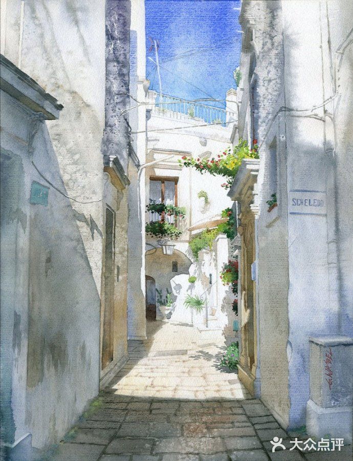 阳光下的透明水彩画🎨