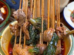 -拈签一笑黄牛肉辣卤串串