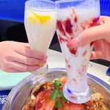 两个人点的小锅但是蟹和虾的量都不少