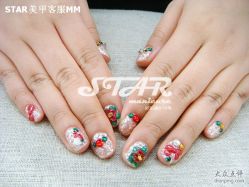 点击看大图 圣诞星纱-STAR美甲店